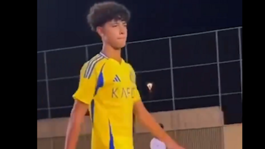 Primogénito de CR7 tem 14 anos e brilha nas camadas jovens do Al Nassr
