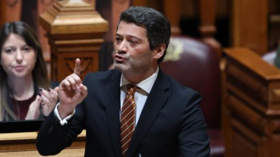 André Ventura na Assembleia da República, em Lisboa