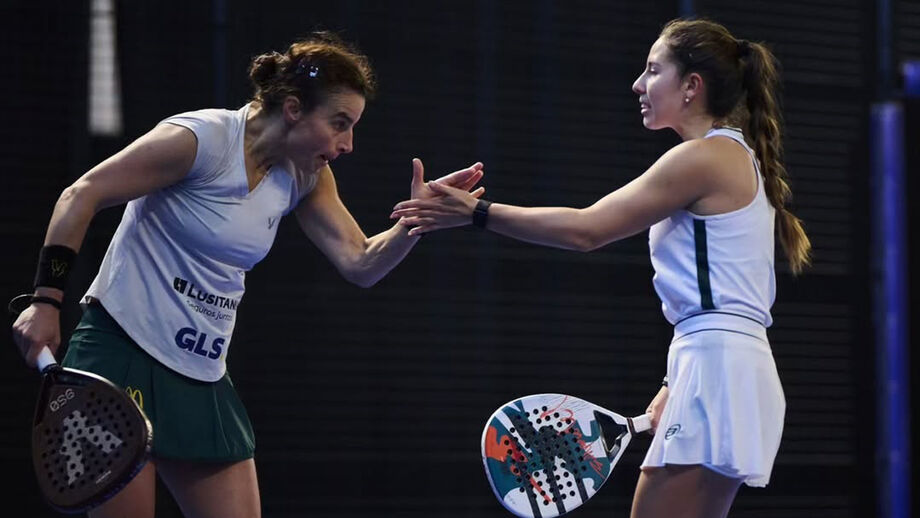 Ana Catarina Nogueira e Martina Fassio em ação