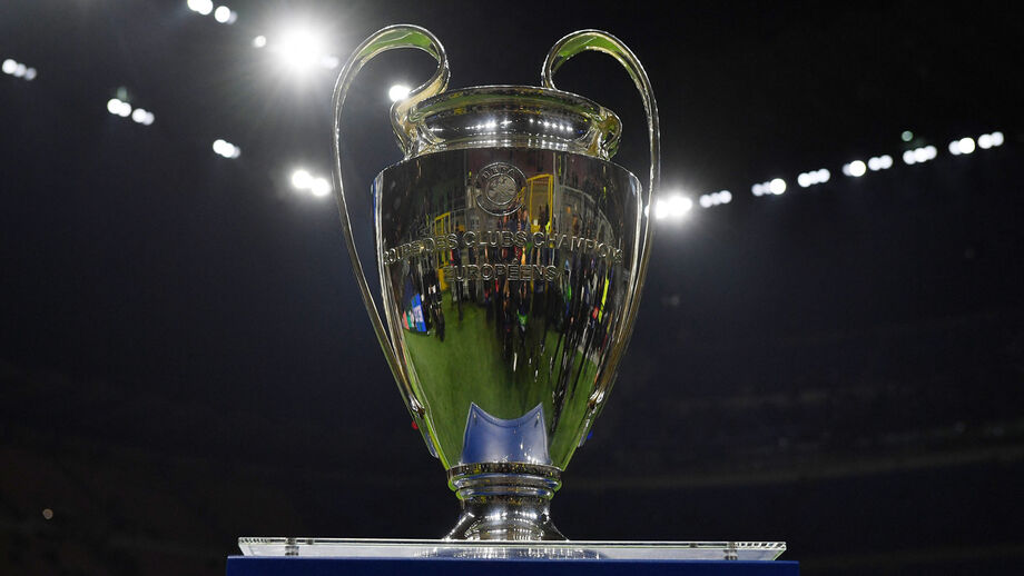 O troféu da Liga dos Campeões