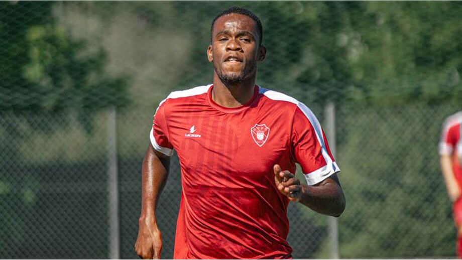 Yaya Sithole quando chegou ao Gil Vicente