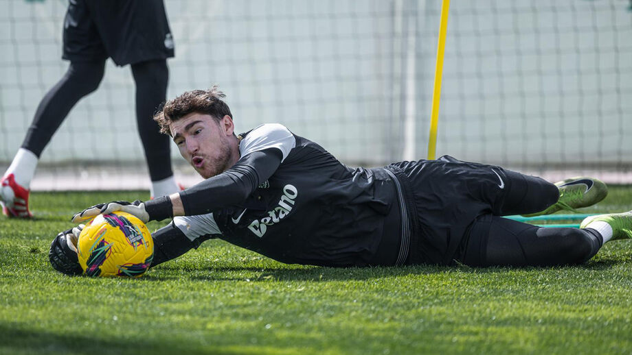 Franco Israel num treino do Sporting