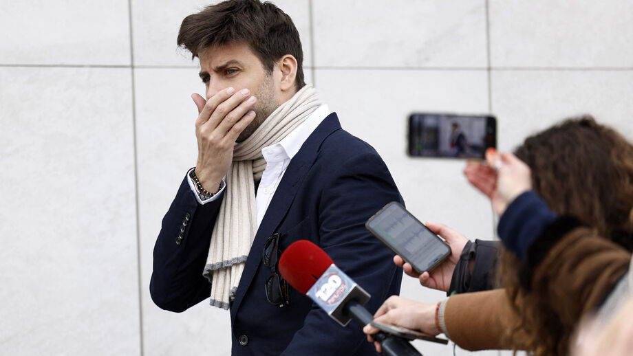 Piqué emocionou-se no tribunal e recusou-se a prestar declarações à imprensa