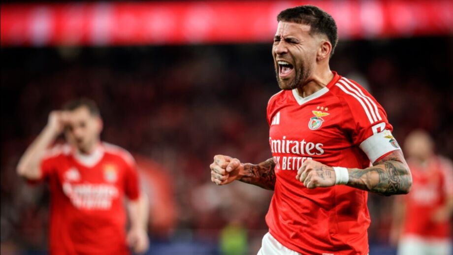 Otamendi, jogador e capitão do Benfica