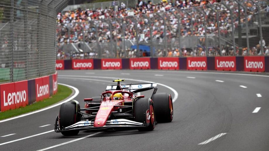 Lewis Hamilton em ação na Austrália