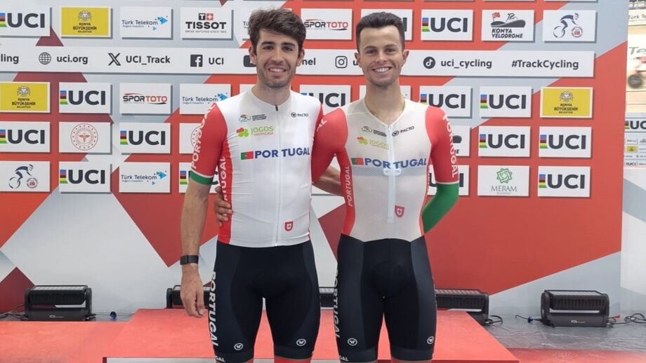 Dupla Miguel Salgueiro e João Matias fica no 7.º lugar em madison na Taça das Nações de pista