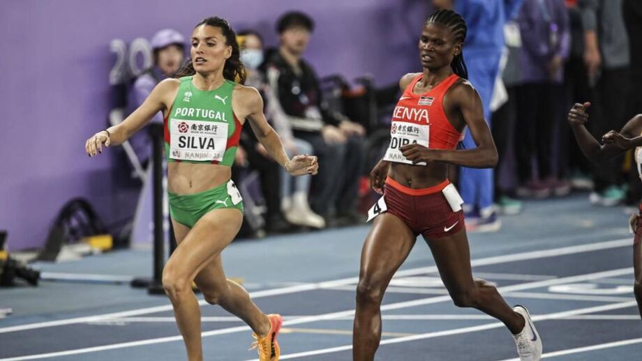 Patrícia Silva na prova de qualificação dos 800 metros