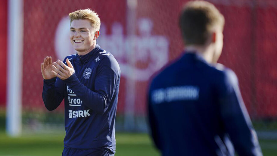 Conrad Harder ao serviço da seleção sub-21 dinamarquesa