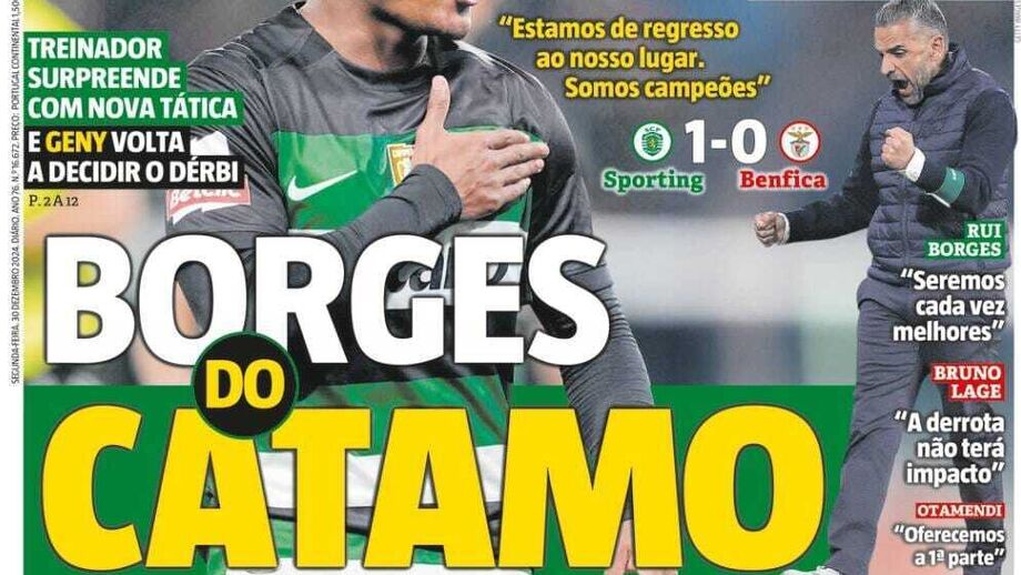 A capa assinada por Rui Borges