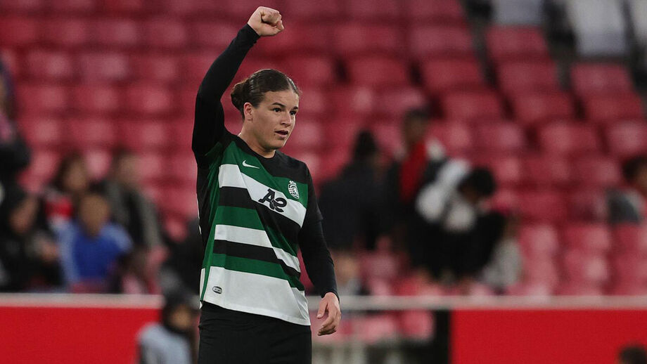 Telma Encarnação, avançada do Sporting