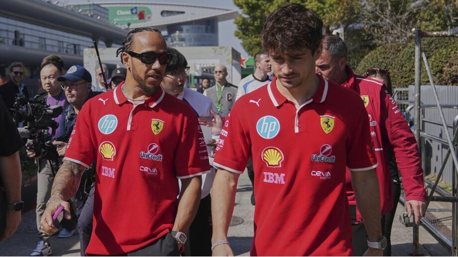 Lewis Hamilton e Charles Leclerc