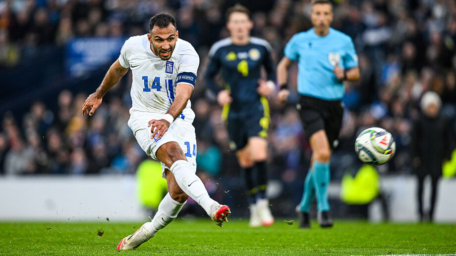 Pavlidis diante da Escócia