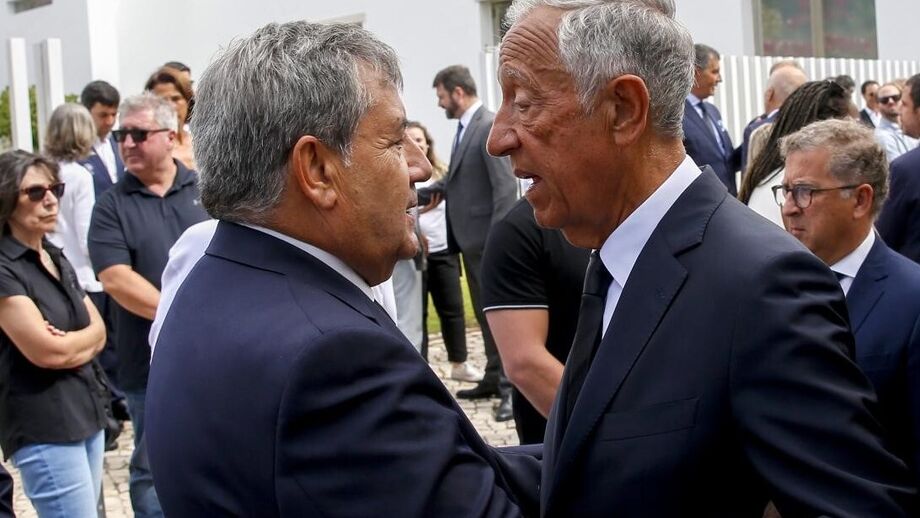 Marcelo Rebelo de Sousa com Fernando Gomes