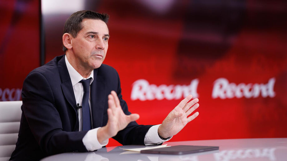 Candidato à presidência da Liga apresentou-se a Record