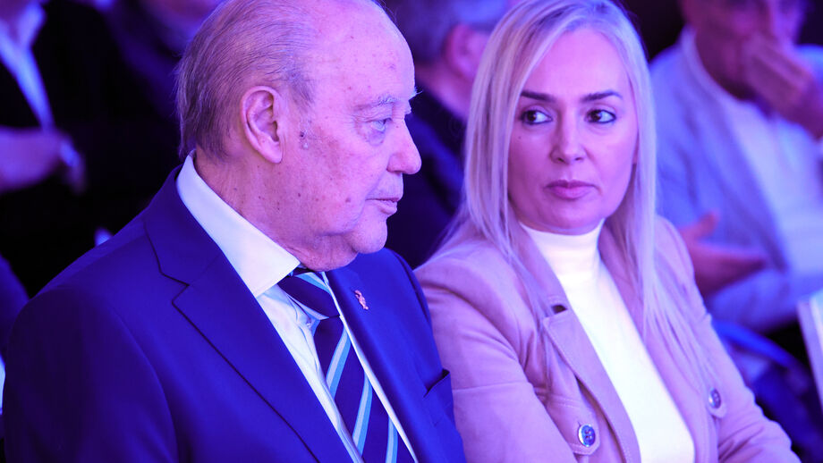 Pinto da Costa com Cláudia Campo