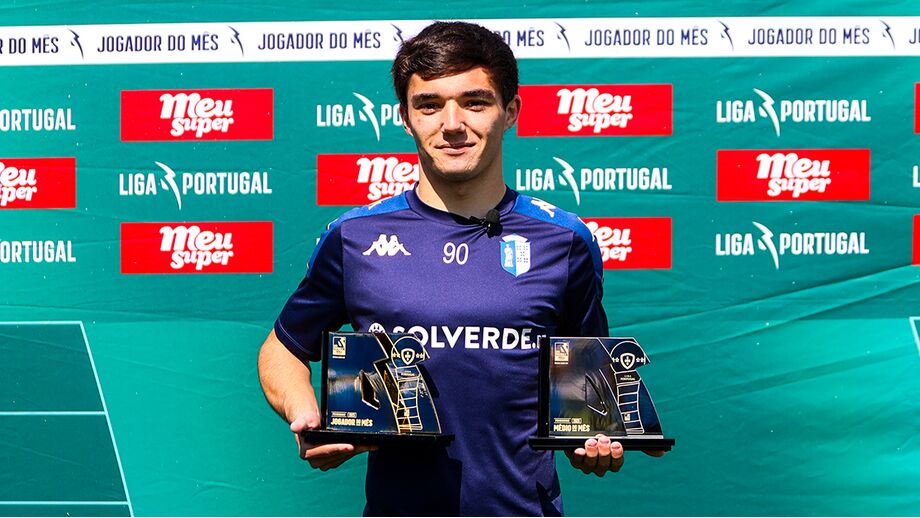 Médio do Vizela em grande destaque na 2.ª liga portuguesa