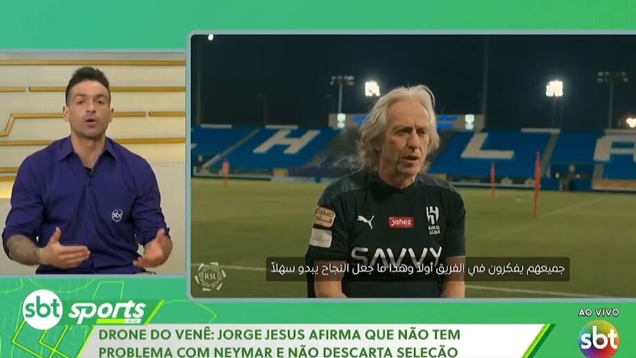 Jornalista Venê Casagrande revela mensagem do treinador do Al Hilal a propósito da relação com o craque brasileiro