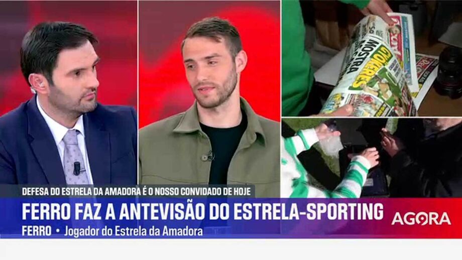 Central do Estrela da Amadora foi o convidado especial do Record na Hora de hoje