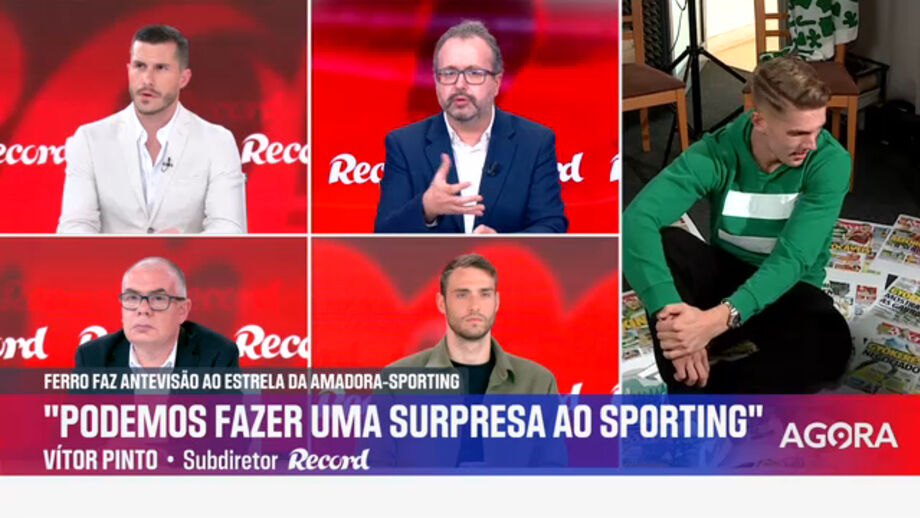 Subdiretor de Record sobre futuro do avançado do Sporting