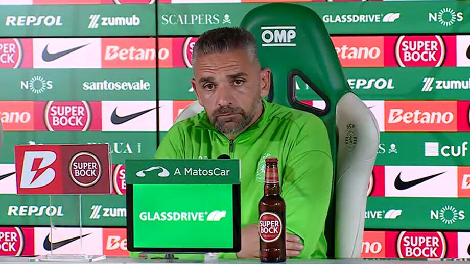 Treinador do Sporting questionado sobre o extremo brasileiro, que irá reforçar os leões na próxima temporada