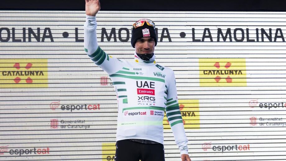 Juan Ayuso lidera na Catalunha