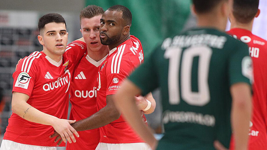 Benfica garantiu a presença na final da Taça de Portugal de futsal