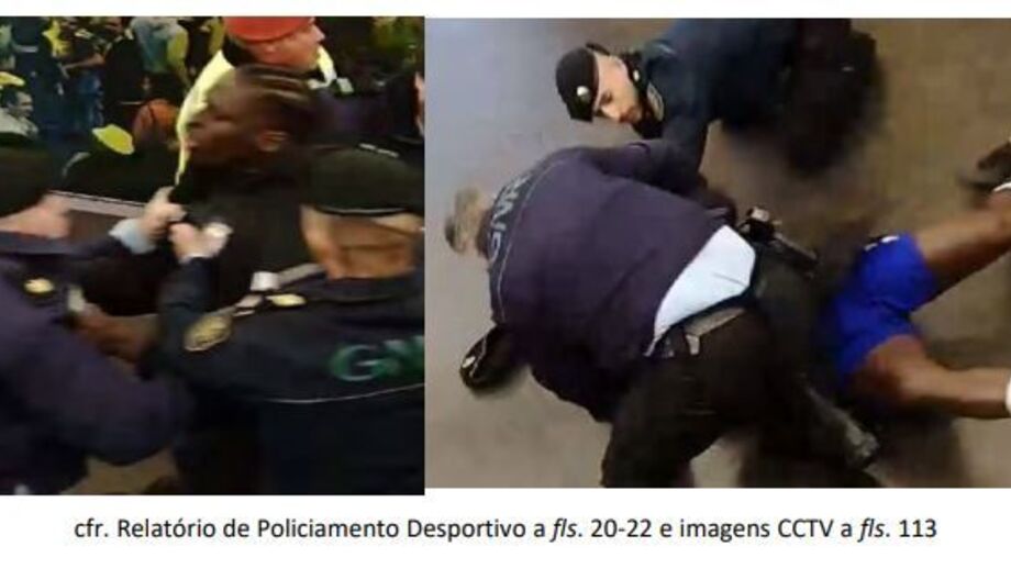 Imagens de videovigilância que constam no acordão