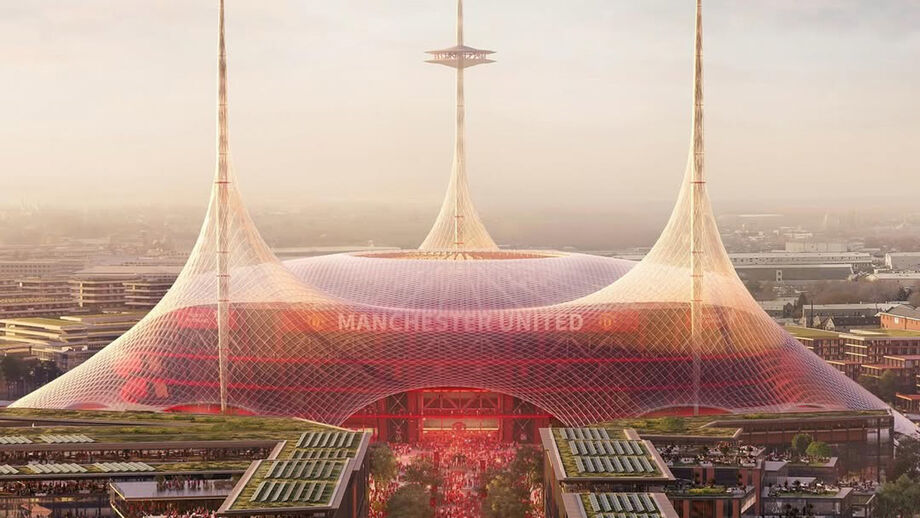 As imagens do projeto do Manchester United para o novo estádio