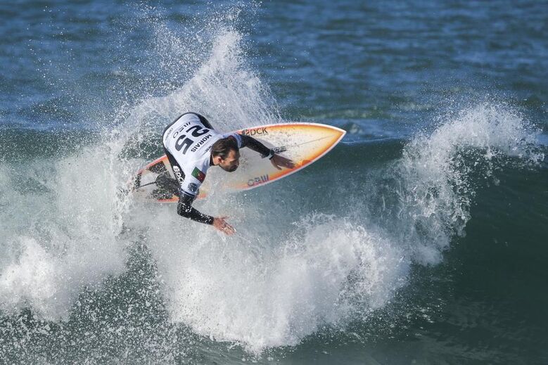 Frederico Morais em ação em Peniche