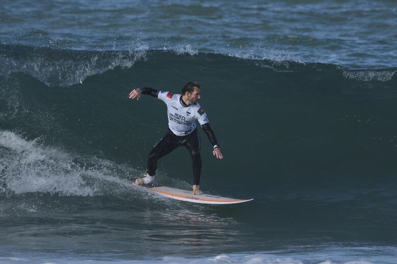Frederico Morais em ação em Peniche