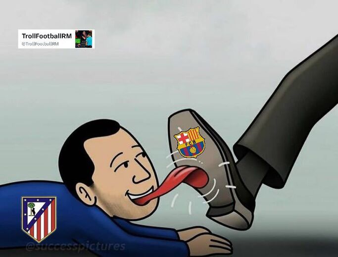 Memes do Atlético-Barcelona