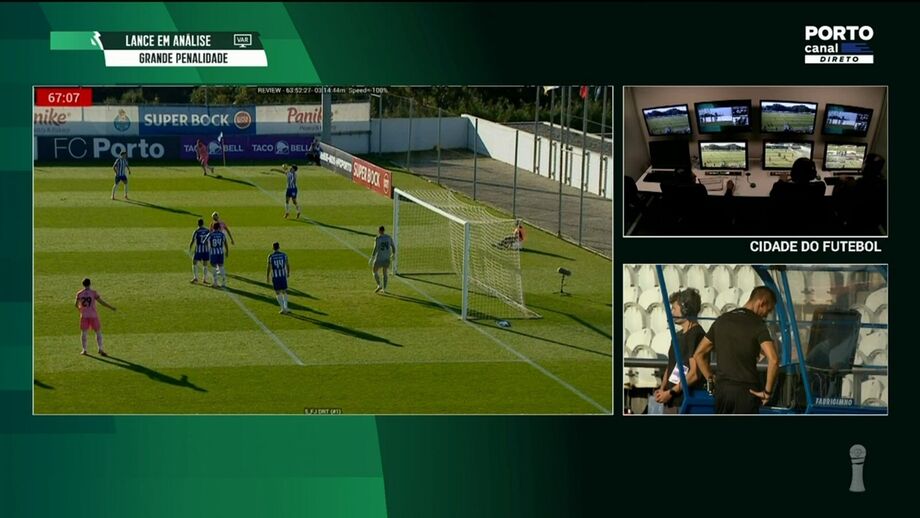 Leixões reclamou penálti por braço na bola de João Moreira