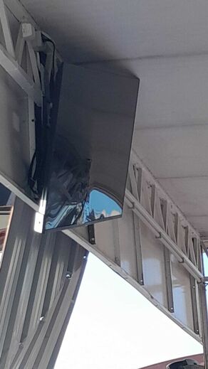 Danos no Manuel Marques são bem visíveis