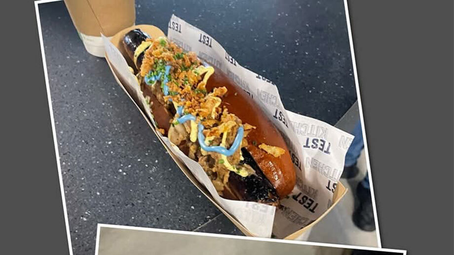 A insólita e inesperada cor do ketchup no bar do novo estádio do Everton