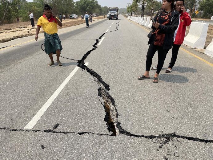 Sismo em Myanmar