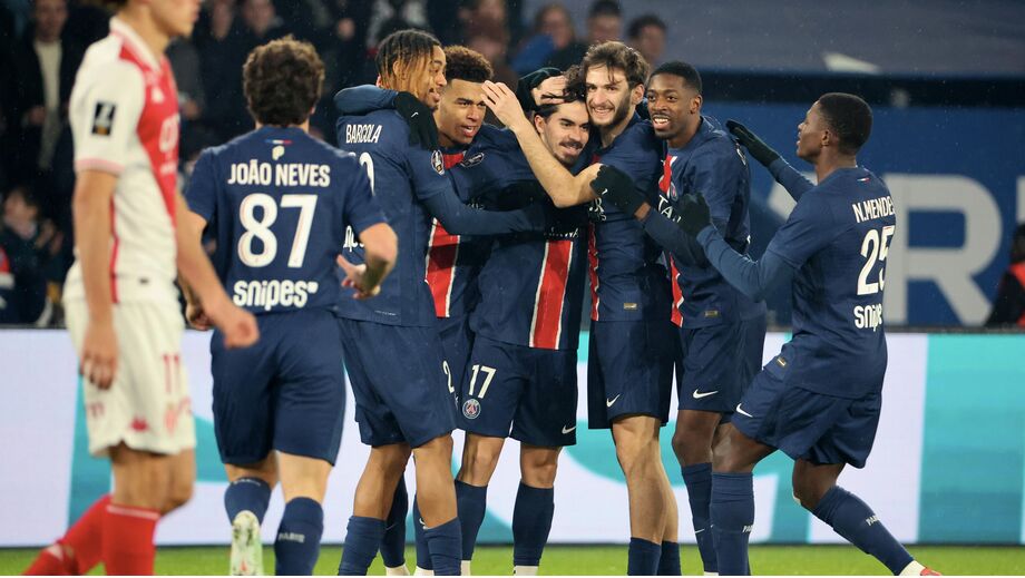 PSG celebra golo 