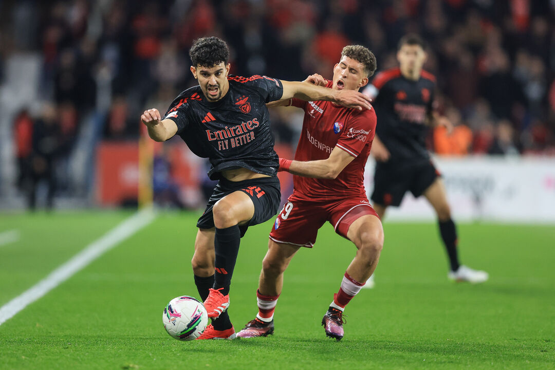 Tomás Araújo em ação frente ao Gil Vicente