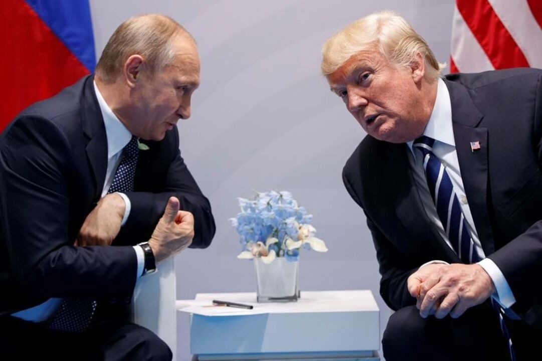 Putin com Donald Trump