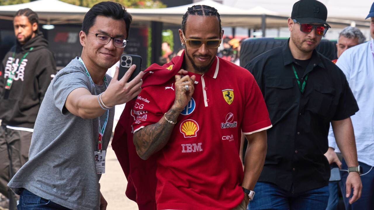 Lewis Hamilton, piloto da Ferrari
