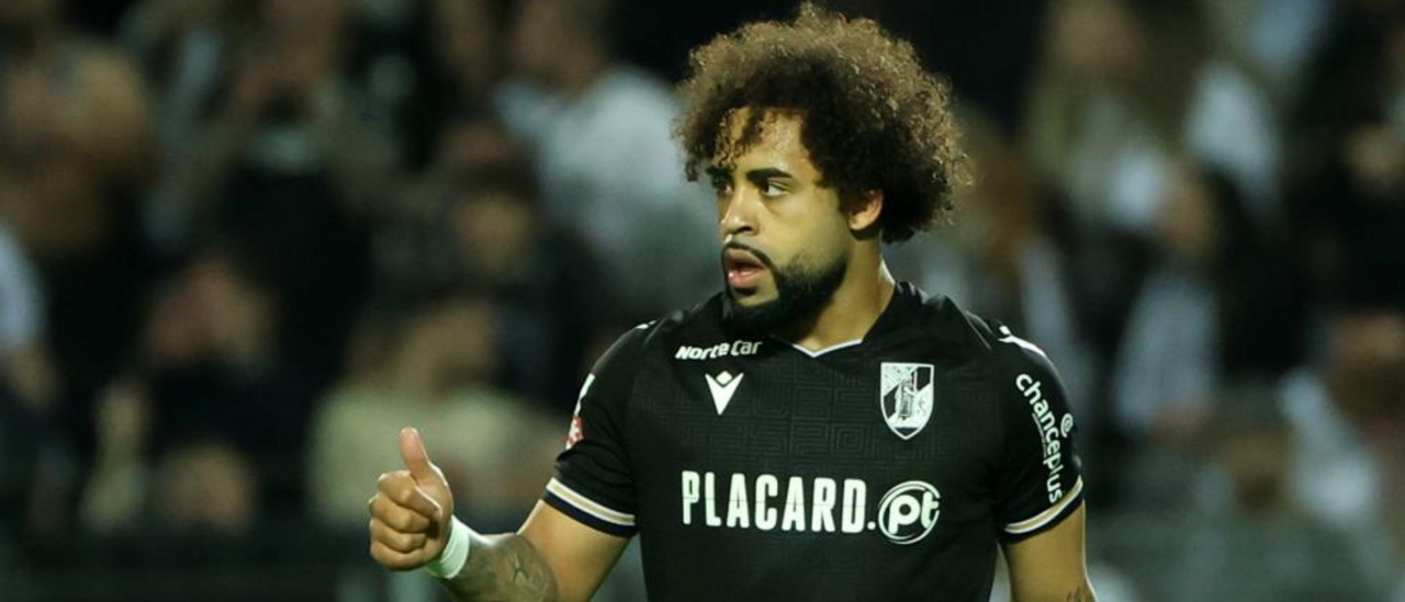 Telmo Arcanjo festeja golo ao Moreirense