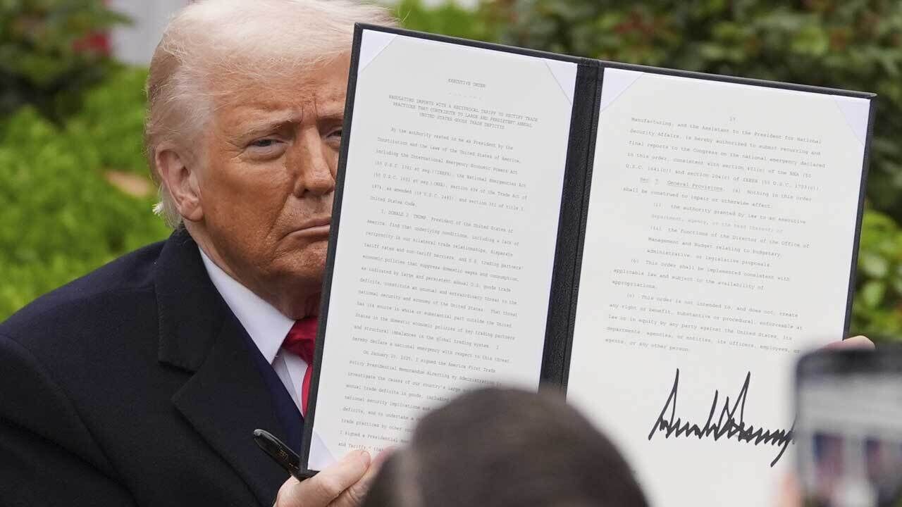 Trump anunciou ontem as tarifas