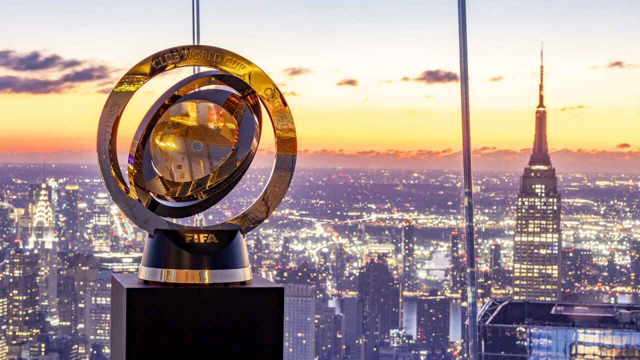 O troféu do Mundial de Clubes