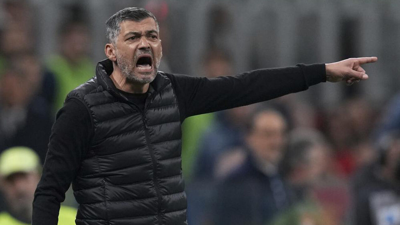 Sérgio Conceição a comandar o Milan