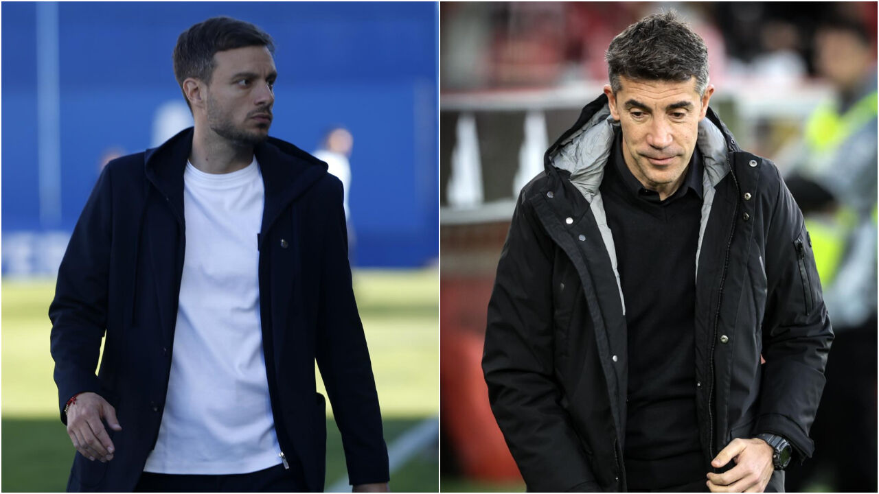 Martín Anselmi (à esquerda) e Bruno Lage (à direita)