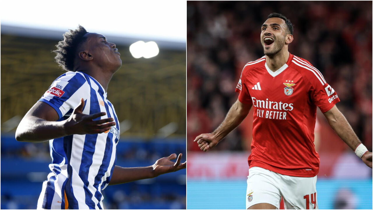 Samu (FC Porto) e Pavlidis (Benfica)