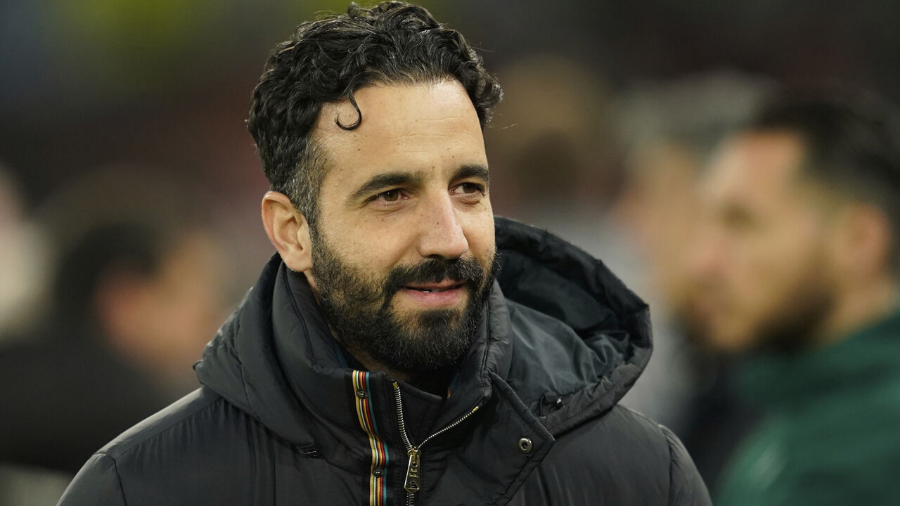 Ruben Amorim, treinador do Manchester United