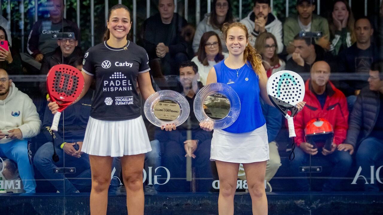 Catarina Santos e Camila Coellar festejam conquista do  FIP Bronze de Curitiba