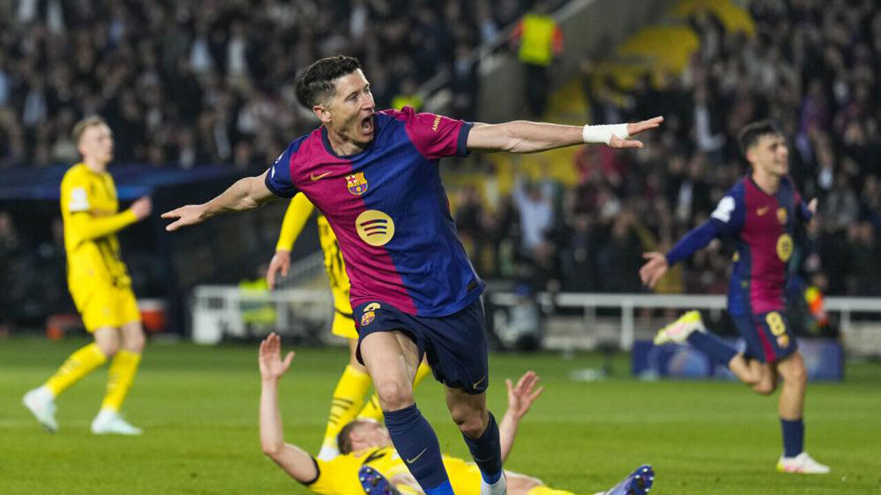 Lewandowski festeja