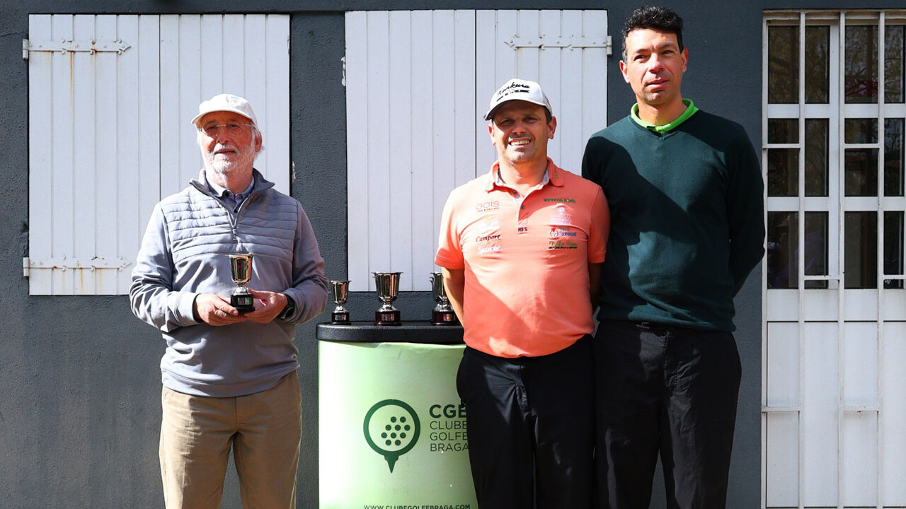 Os campeões nacionais de Mid-Amateurs, Seniores e Super Seniores