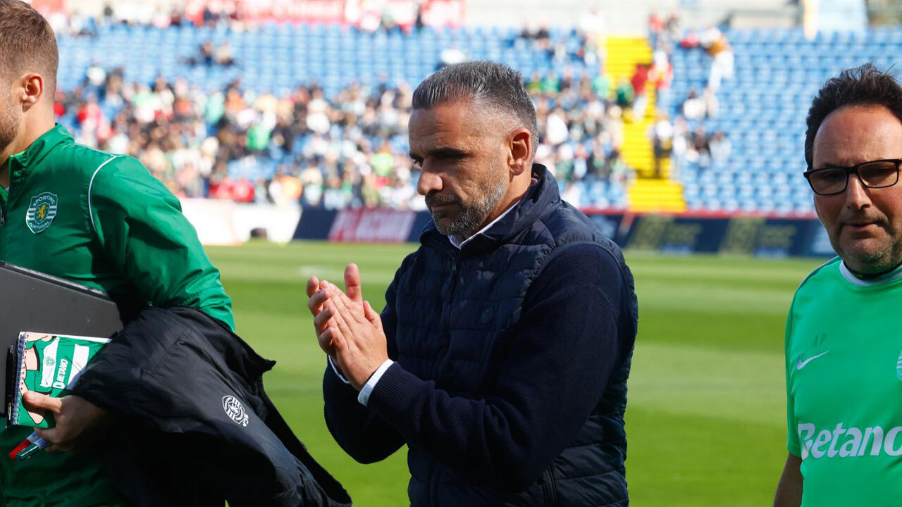 Rui Borges, treinador do Sporting